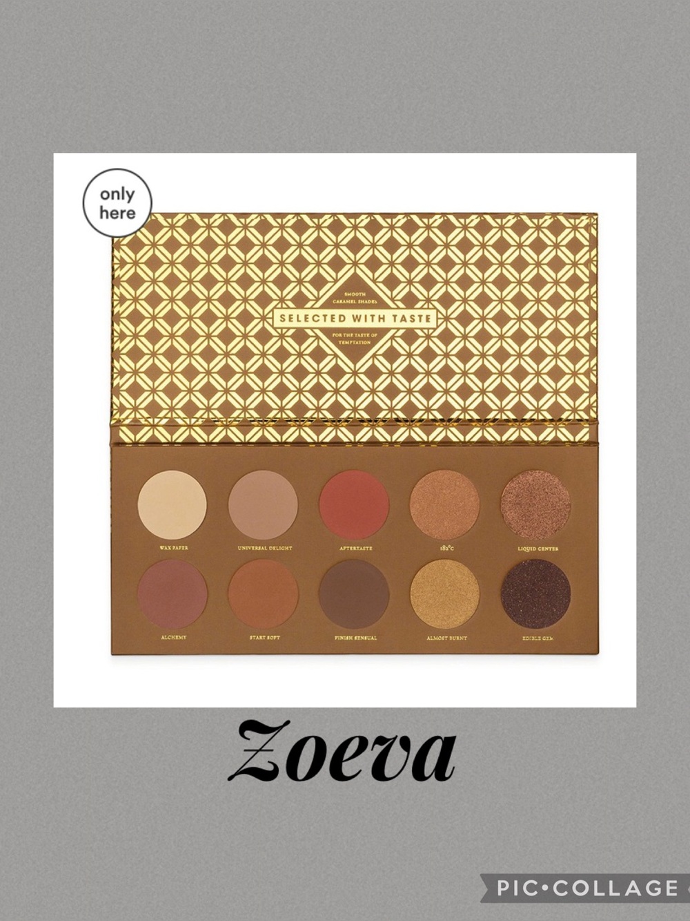 Zoeva Caramel Melange Eyeshadow Palette